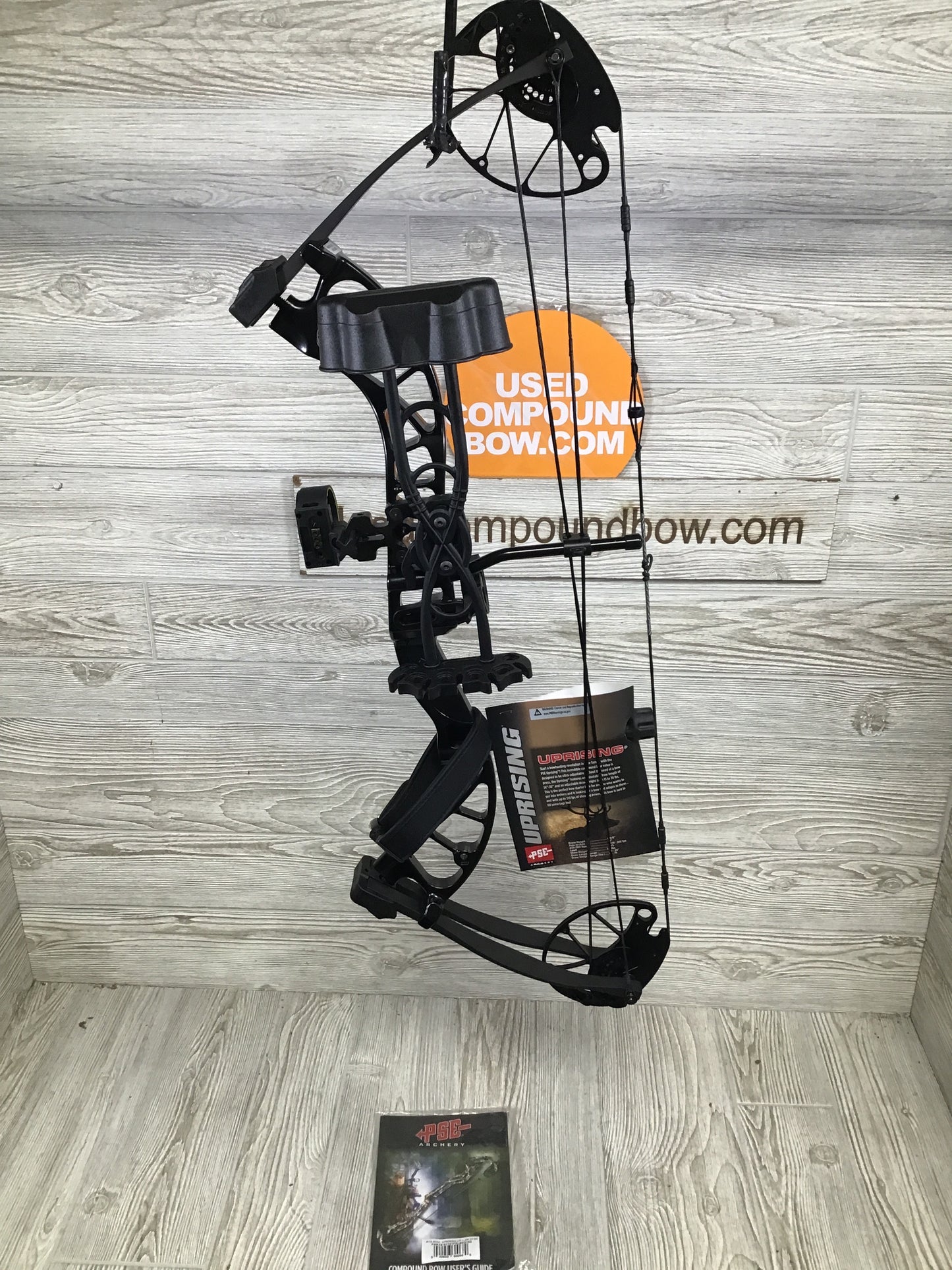 NEW IN BOX W/WARRANTY PSE UPRISING LEFT HANDED PACKAGE BLACK