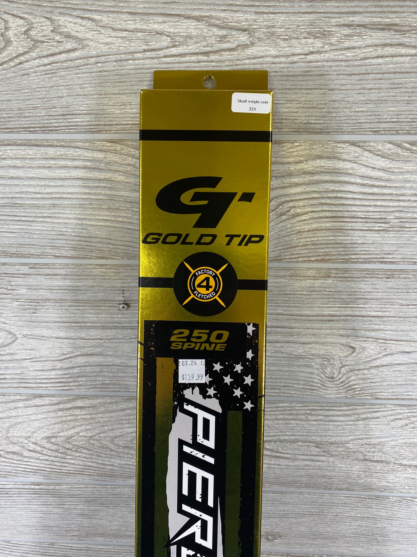 Gold Tip Pierce LRT 250 Spine 6pk new
