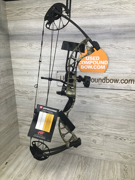 NEW IN BOX W/WARRANTY PSE UPRISING LEFT HANDED PACKAGE MOSSY OAK