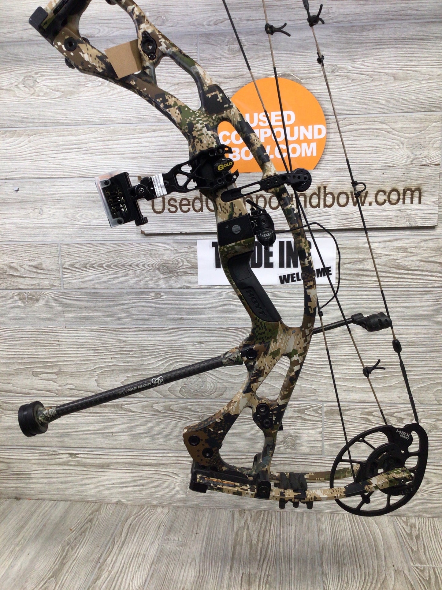 Hoyt RX-7 Left Hand 50-60# 25-30" draw Subalpine Package