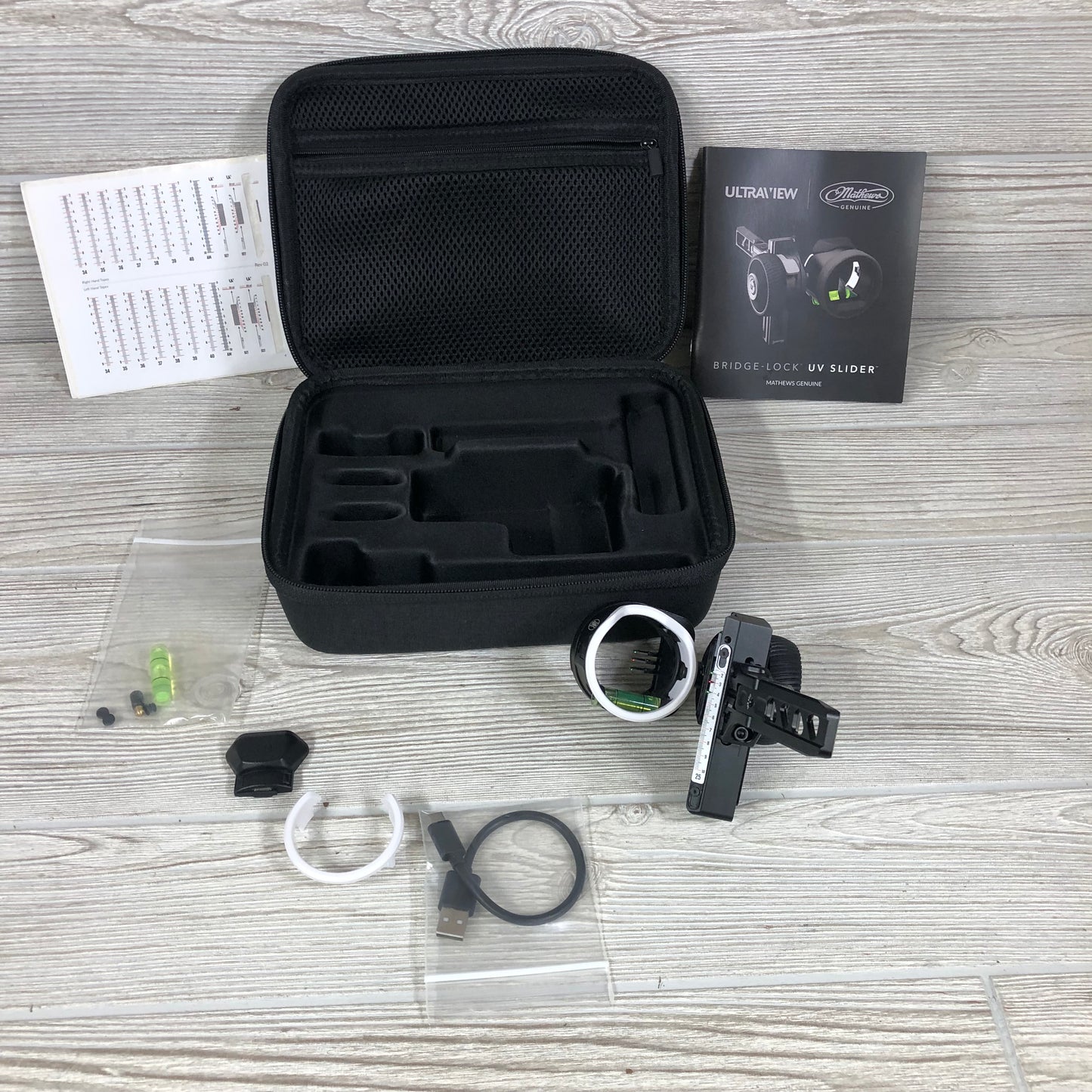 Used Mathews Bridgelock UV Slider - 3 Pin Horizontal - RH