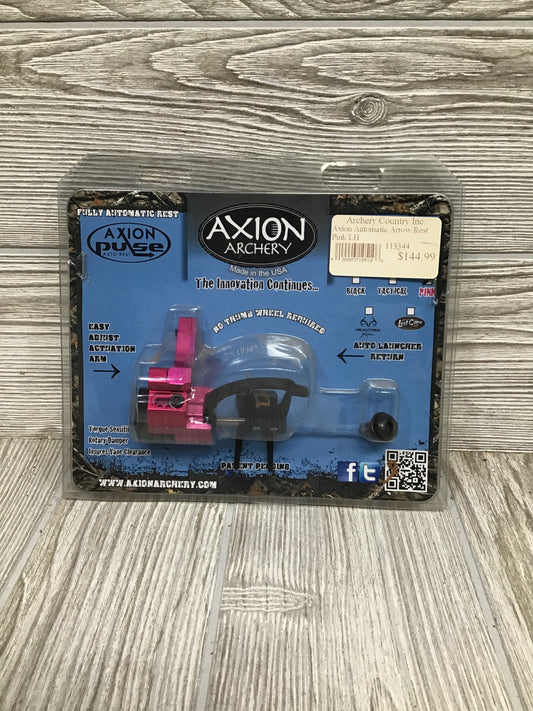 Axion Automatic Pulse Rest - Pink - Left Hand
