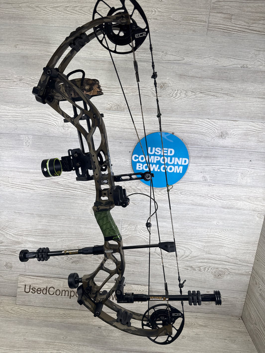Used PSE Evolve DS 30 24.5-30 Mossy Oak Right Handed Package