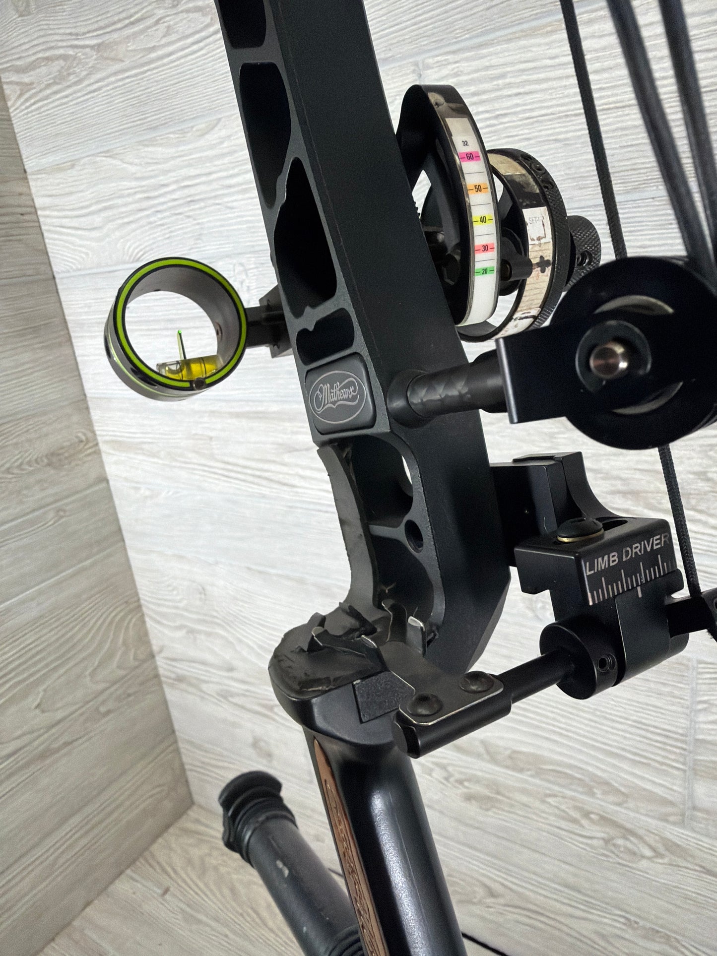 Used Mathews Triax 28.5" 70lb Black Bow Pkg