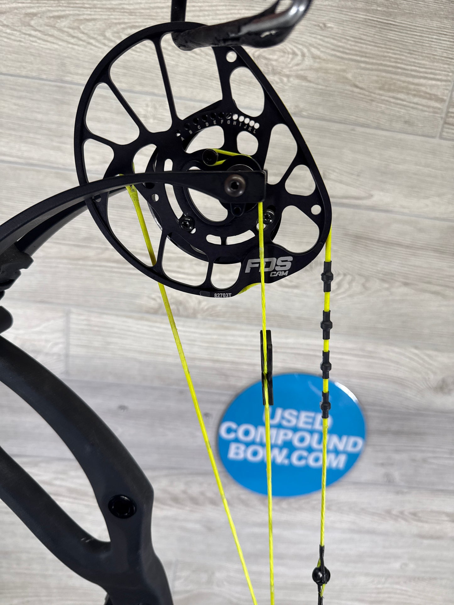 Used PSE Sicario FDS Black Right Handed with custom strings 70#