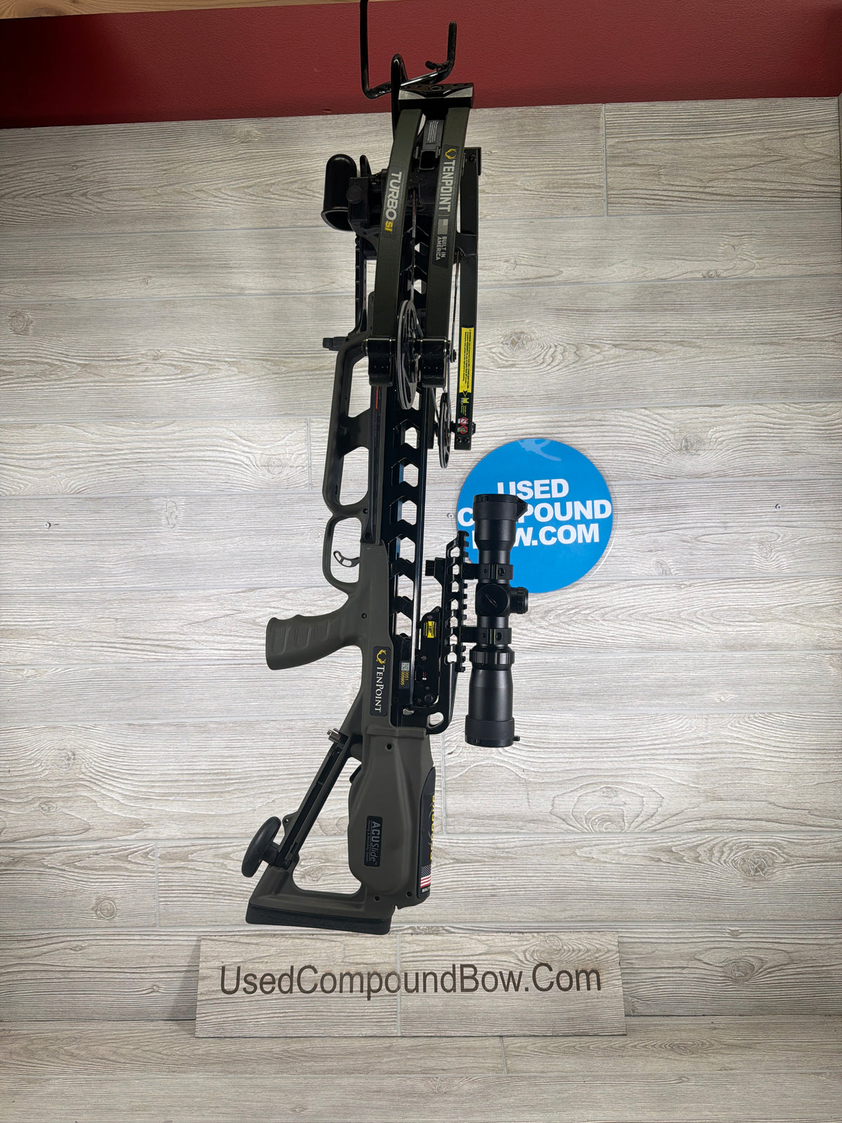 Used Tenpoint Turbo S1 Moss Green Crossbow Pkg
