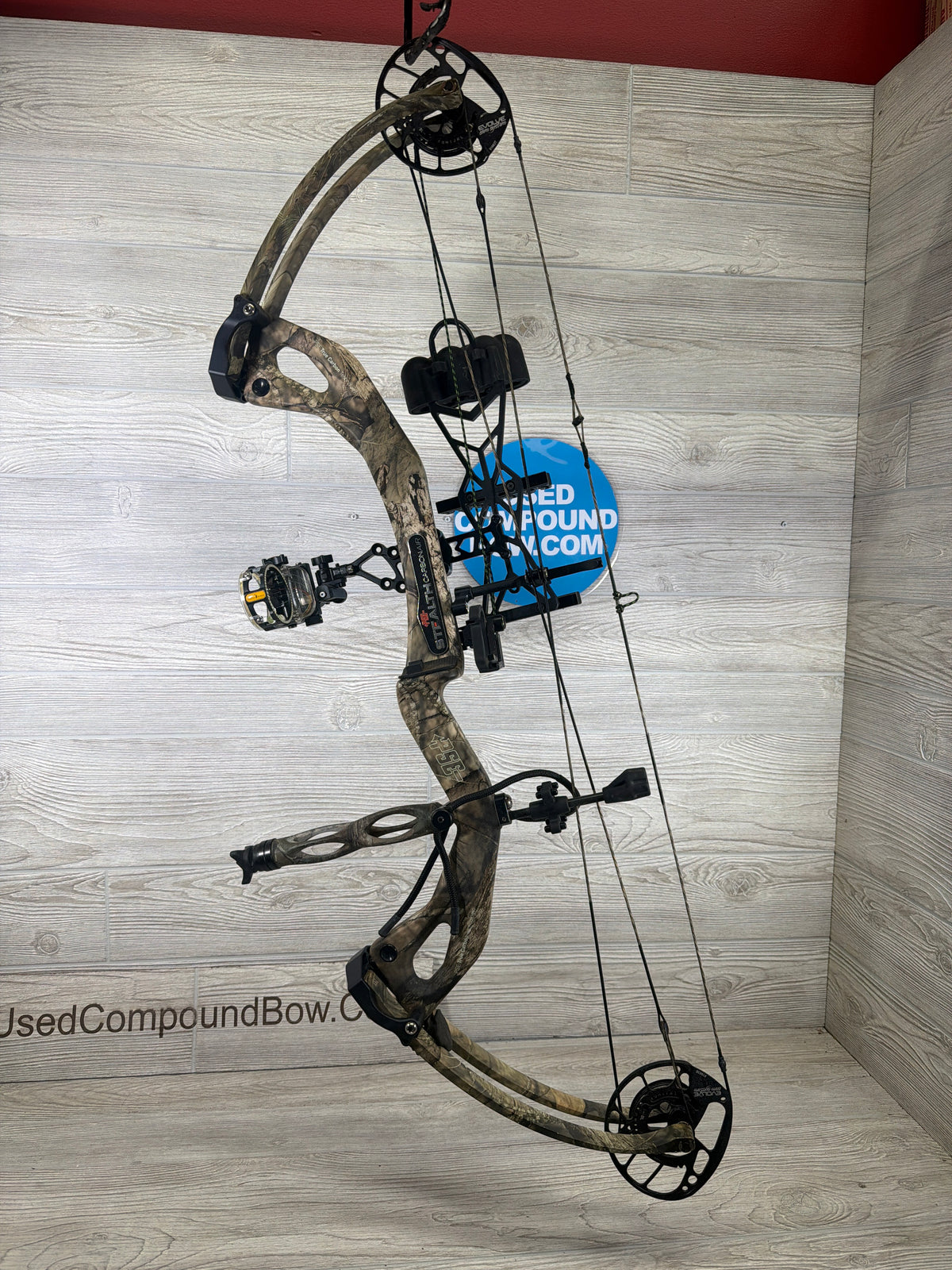 Used PSE Stealth Carbon Air 35 30.5" 70lb Right Hand Camo Bow Pkg