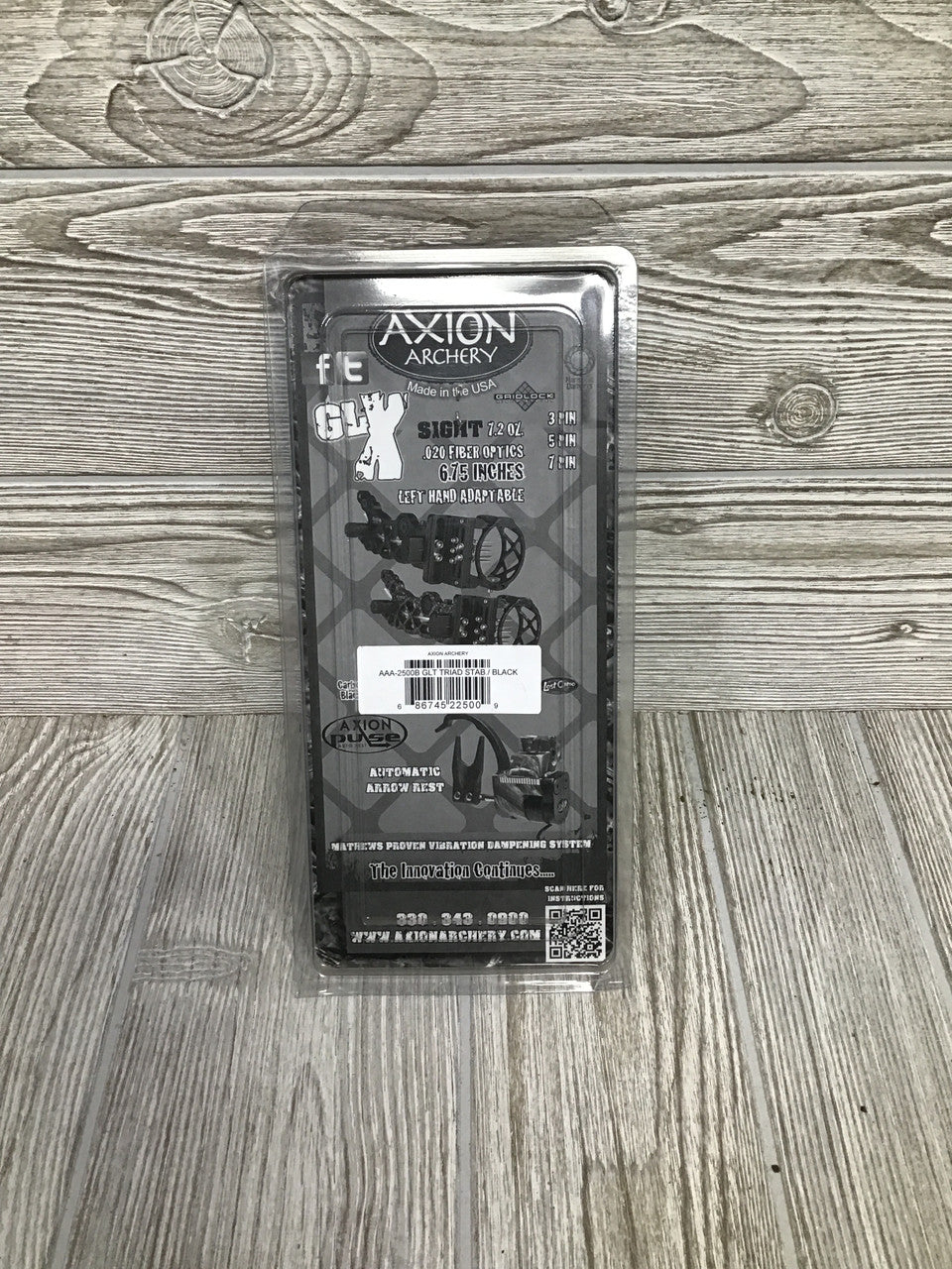 Axion GLT Triad - Carbon Black - 6.8 oz -  6" Stabilizer
