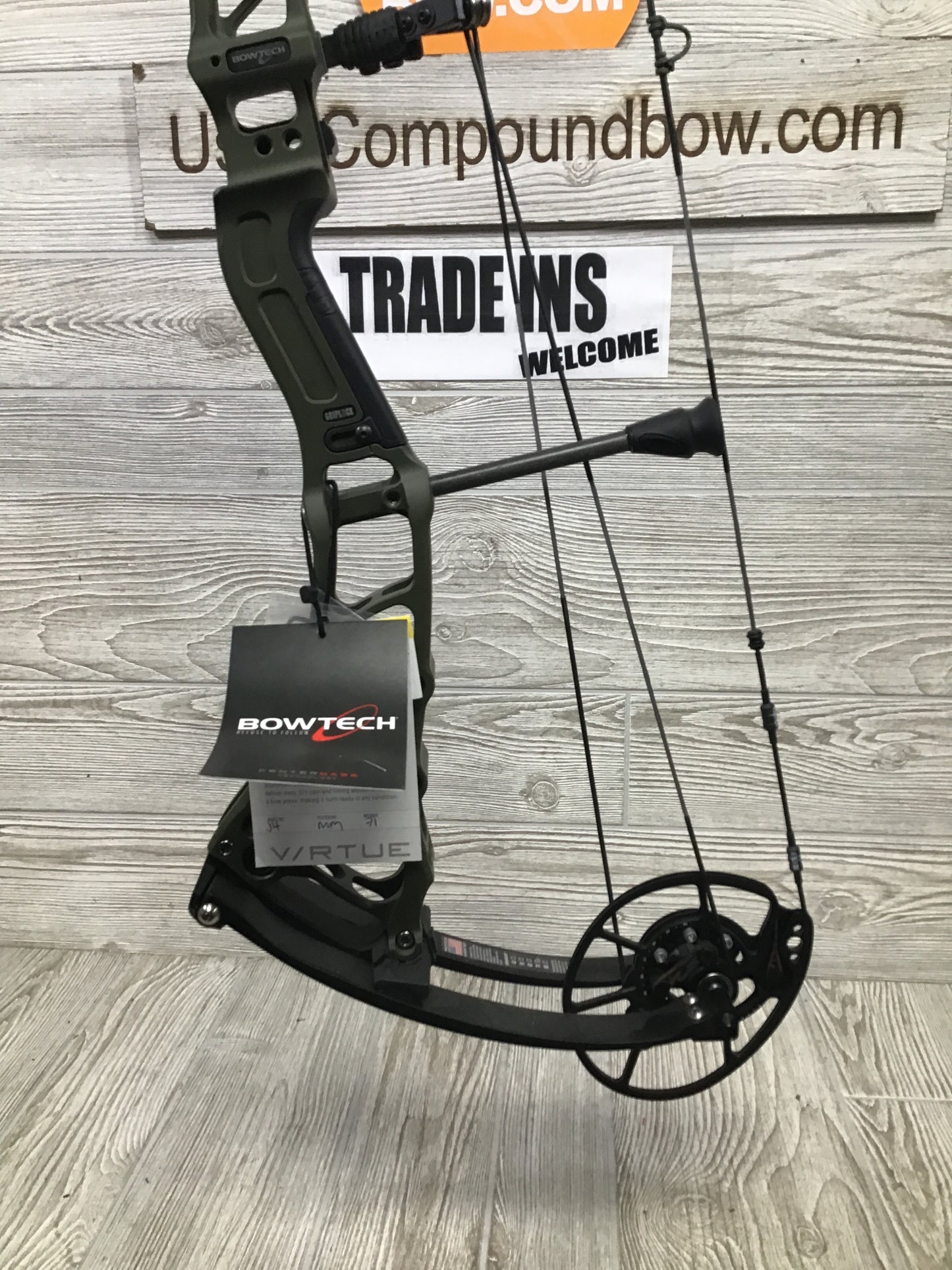 Bowtech Virtue Right Hand OD Green 60-70lb Bow