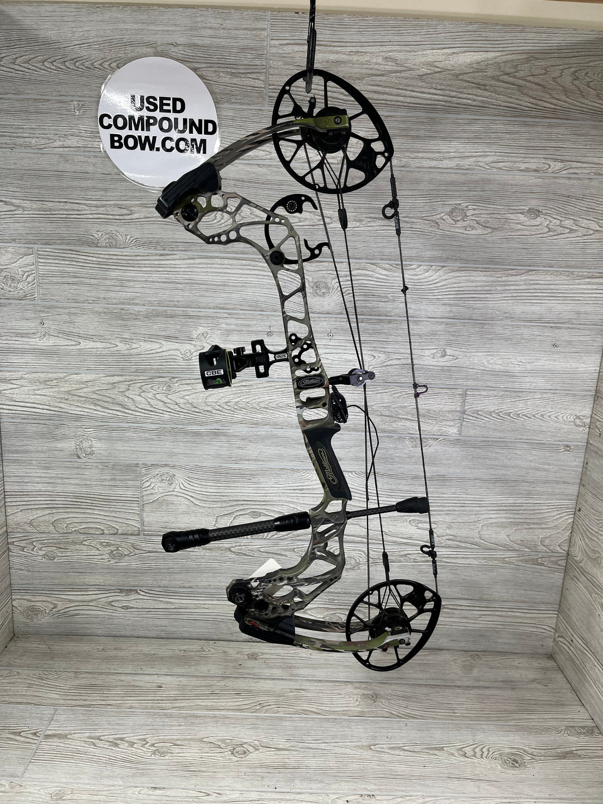 Mathews TX-5 RH 28.5" 70lb UA Forest Camo Bow PKG