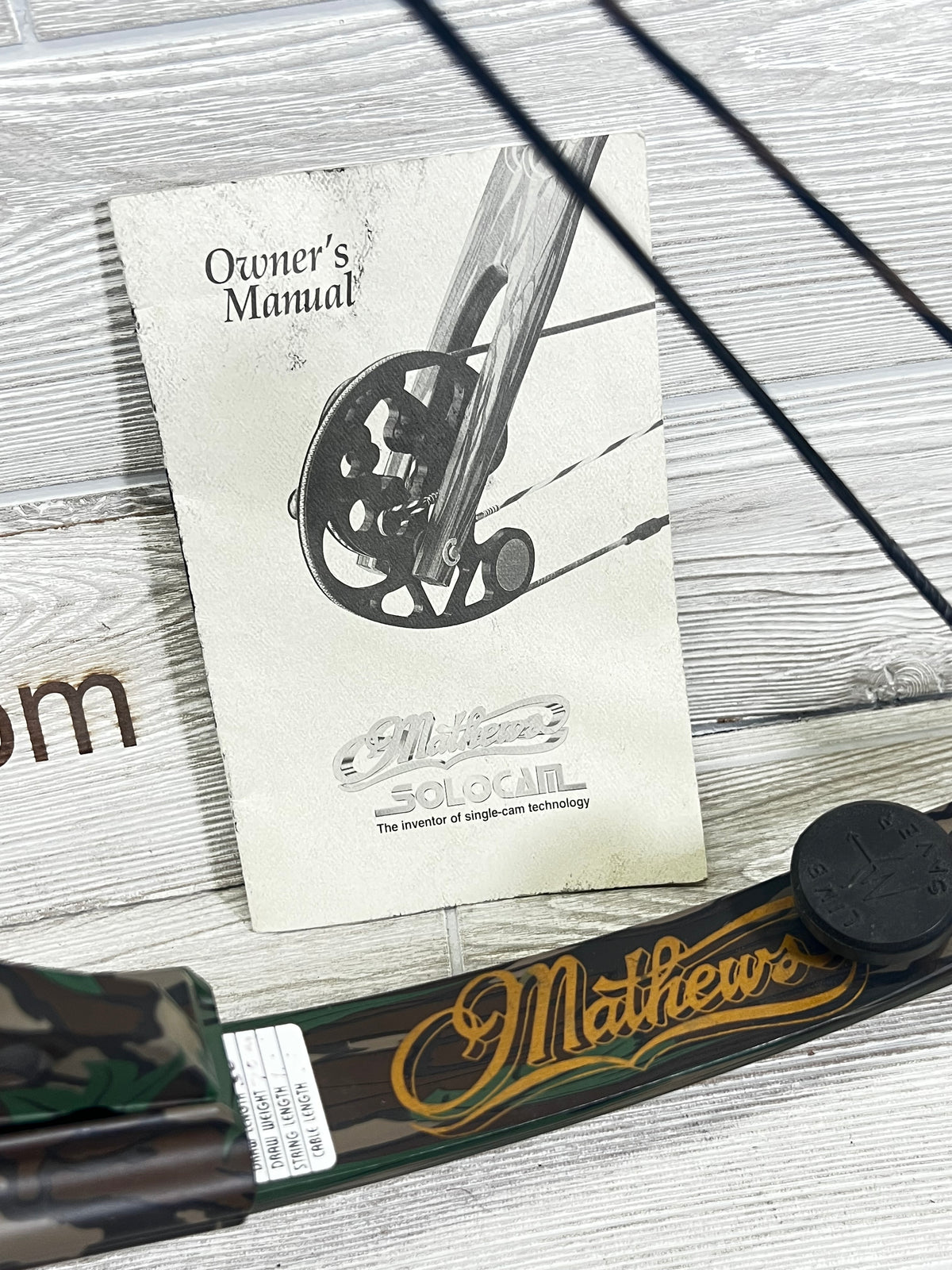Used Mathews Solo Cam Z-Max