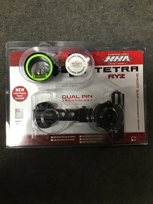 Brand New HHA Tetra RYZ 2 pin Right Handed Dovetail W/Rechargeable Sight Light