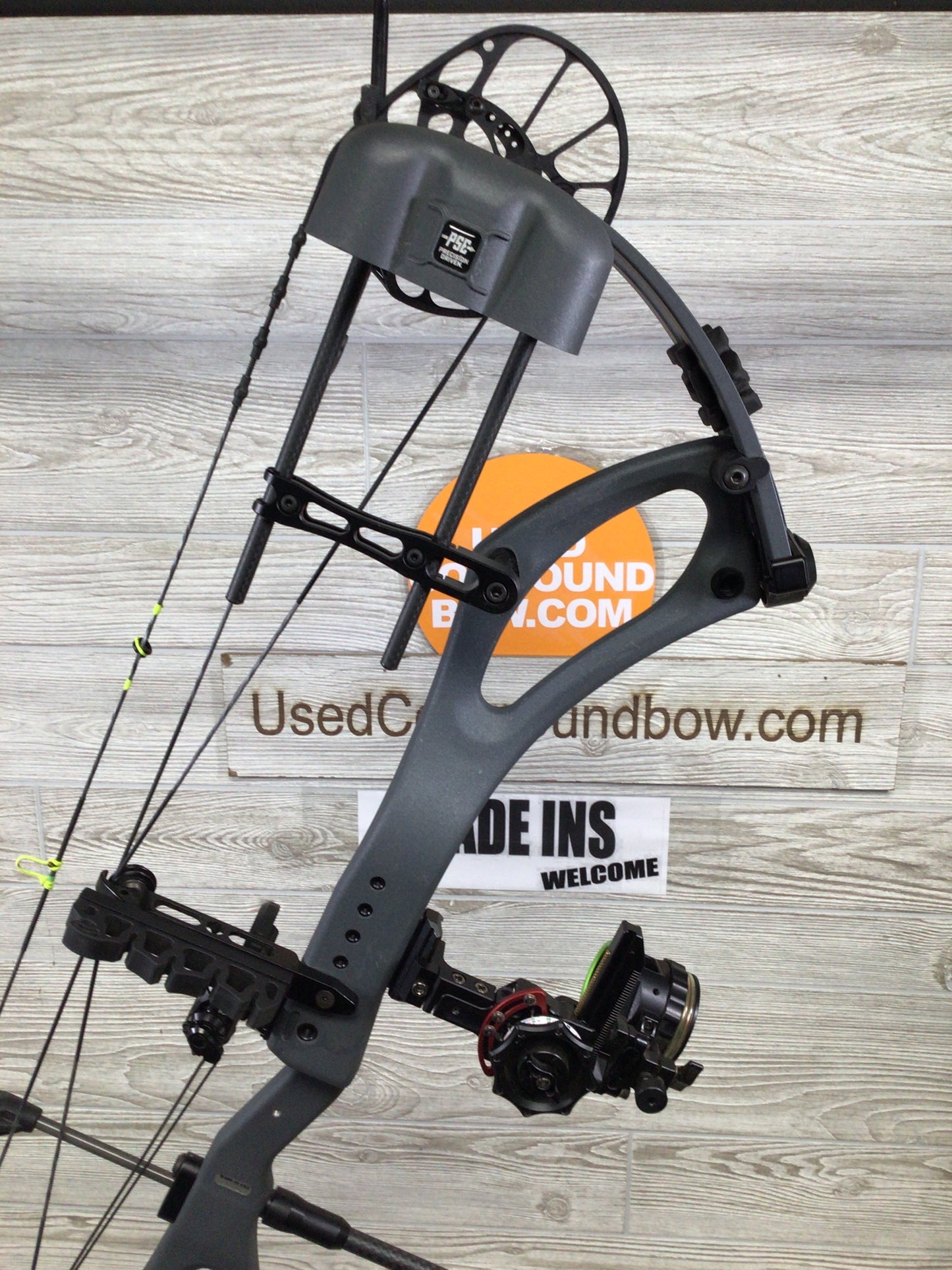 Used PSE Mach 33 DS - FDS Cam 25.5-31" 70-80lbs RH Charcoal LOADED PACKAGE