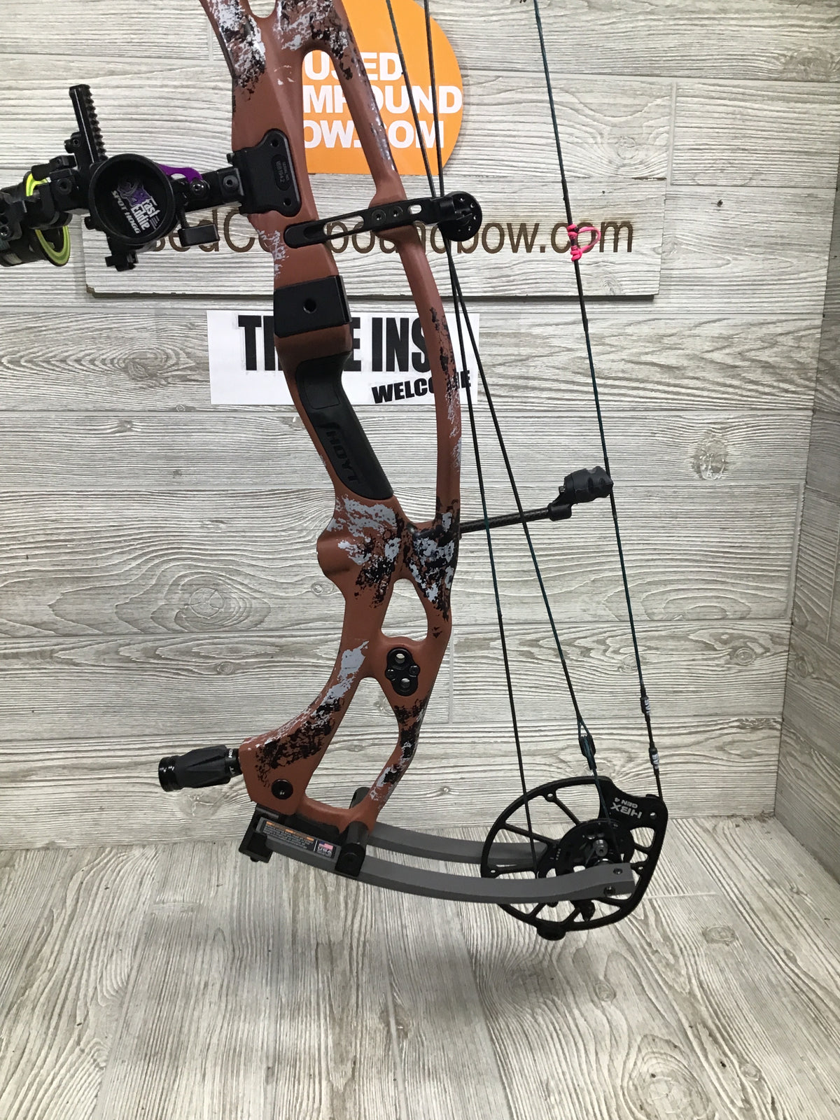 Hoyt RX-10 Ultra Left Handed Georgia Clay with Tombstone limbs 70-80# 30.25-31"