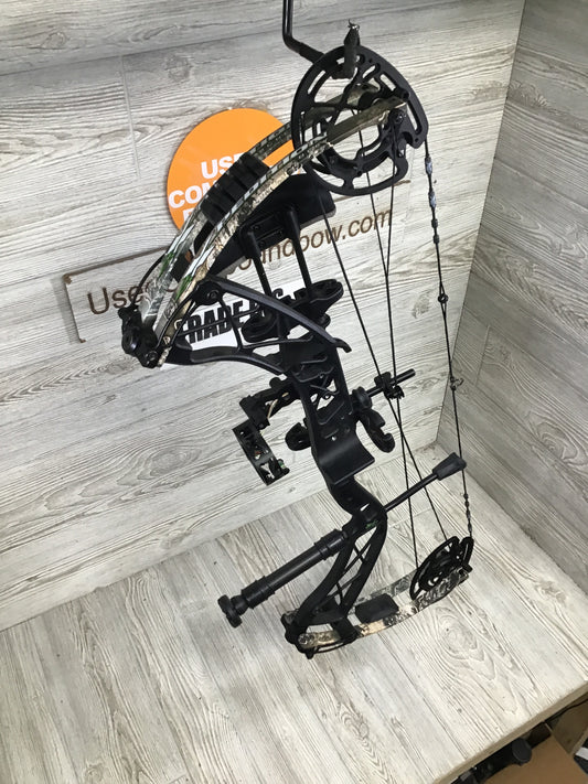 Xpedition Xscape 50-60# Black Riser/ camo limb right handed Package