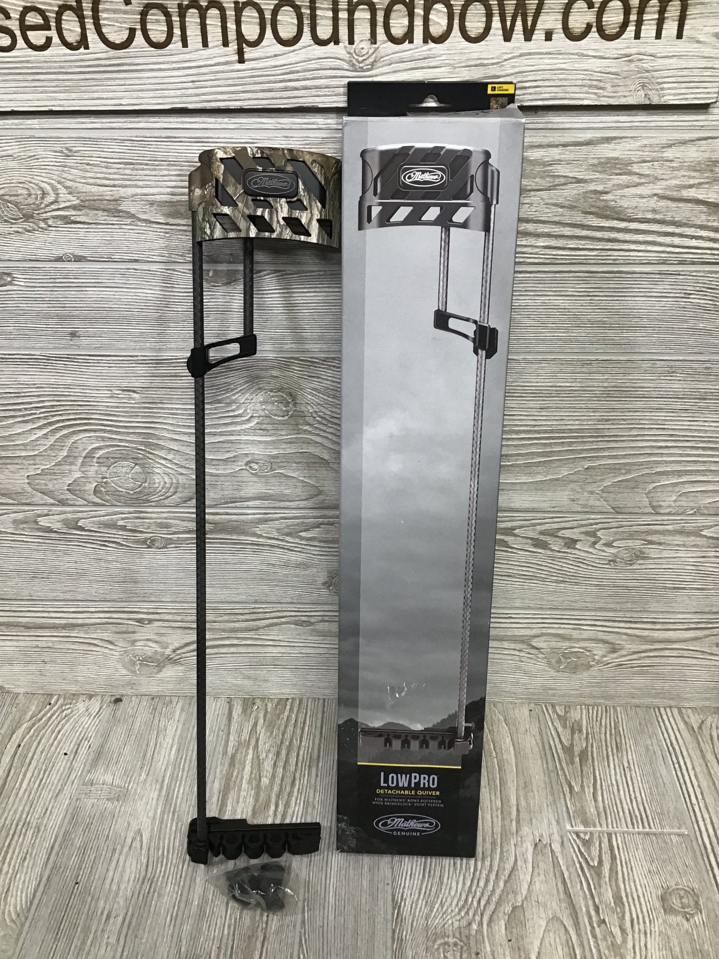 Mathews LowPro Detachable LH Quiver Realtree Edge (New in box)