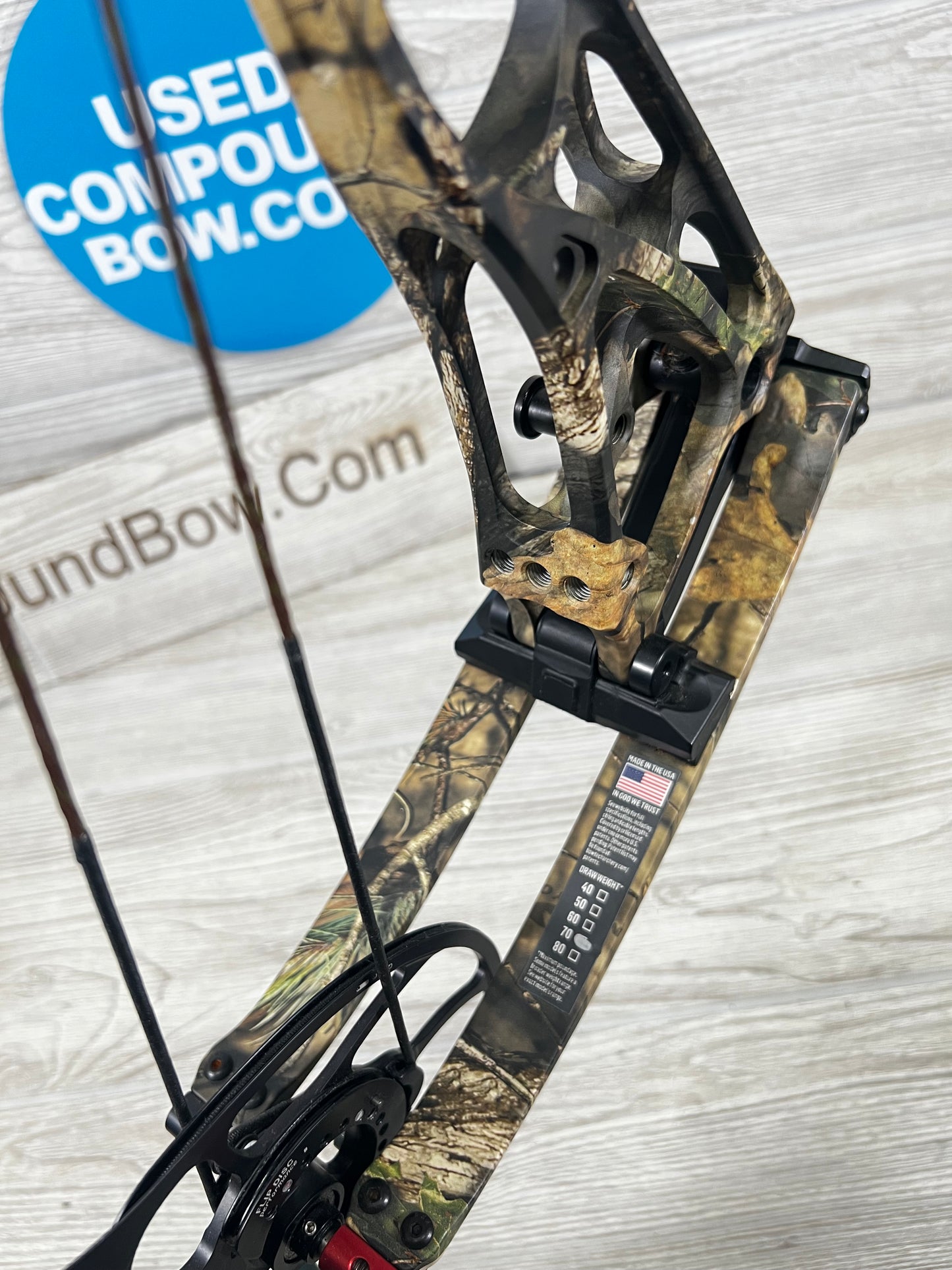 Used Bowtech SR350 Right Hand Mossy Oak Camo