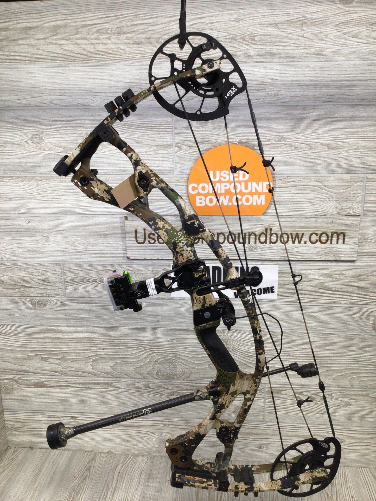 Hoyt RX-7 Left Hand 50-60# 25-30" draw Subalpine Package