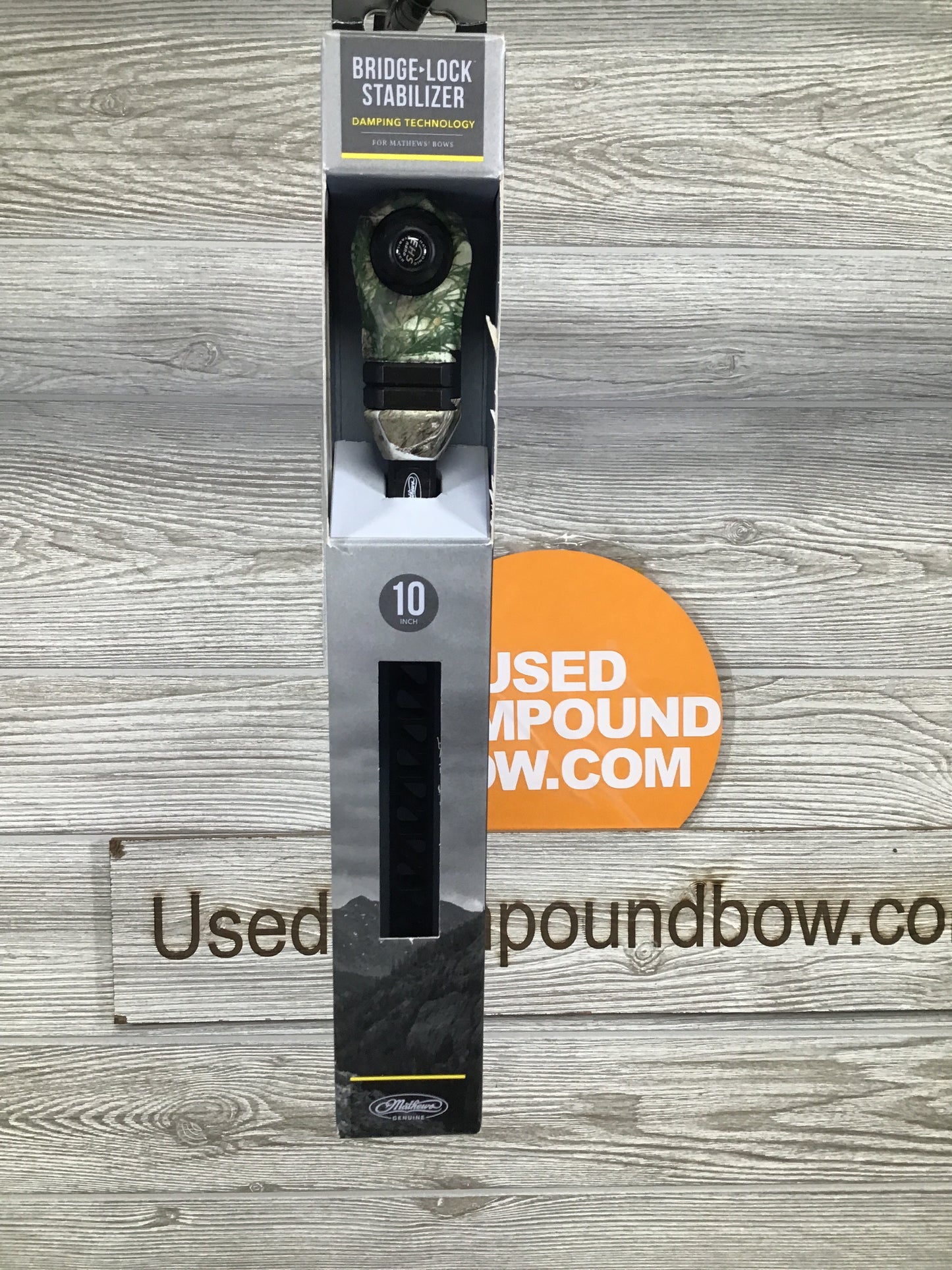 Mathews 10" Bridge-Lock Stabilizer Realtree Edge (New in box)