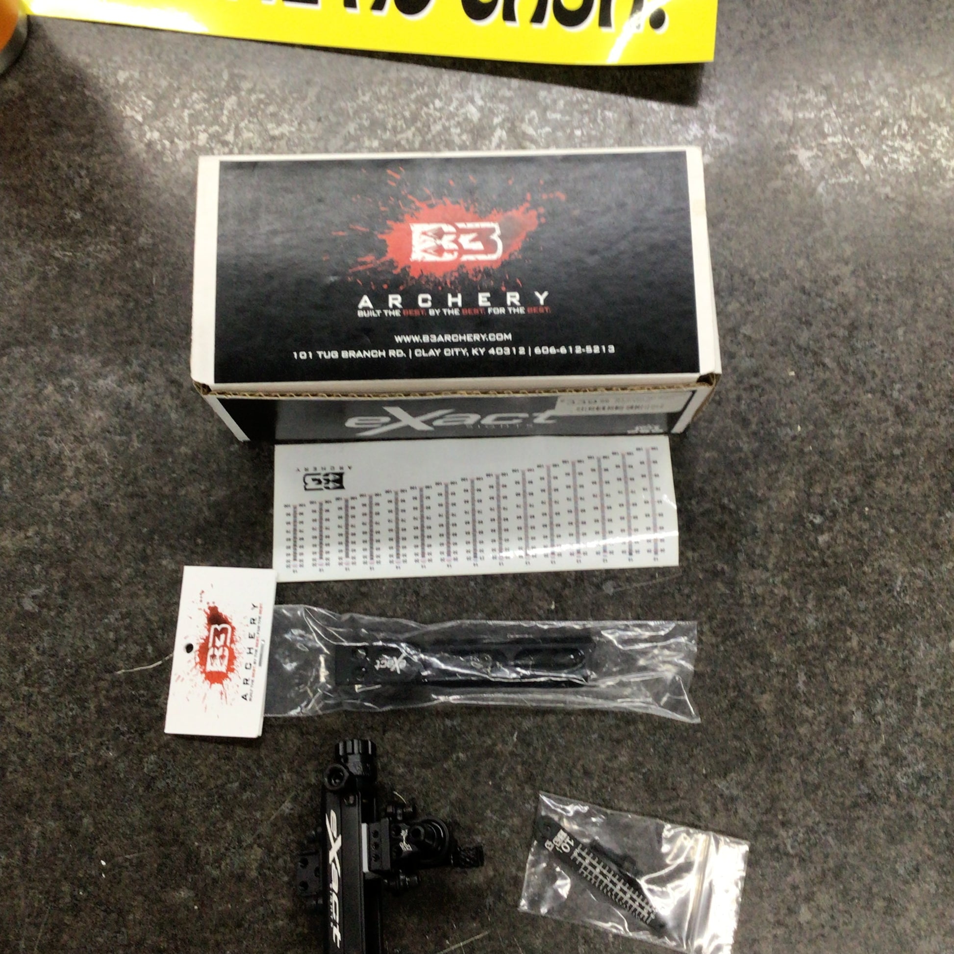 B3 Exacttarget Used B3 Exact 3D Target Sight/Rh Bridge-Lock – UsedCompoundBow.com