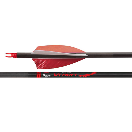 Victory VForce Sport Feather Fletched Arrows