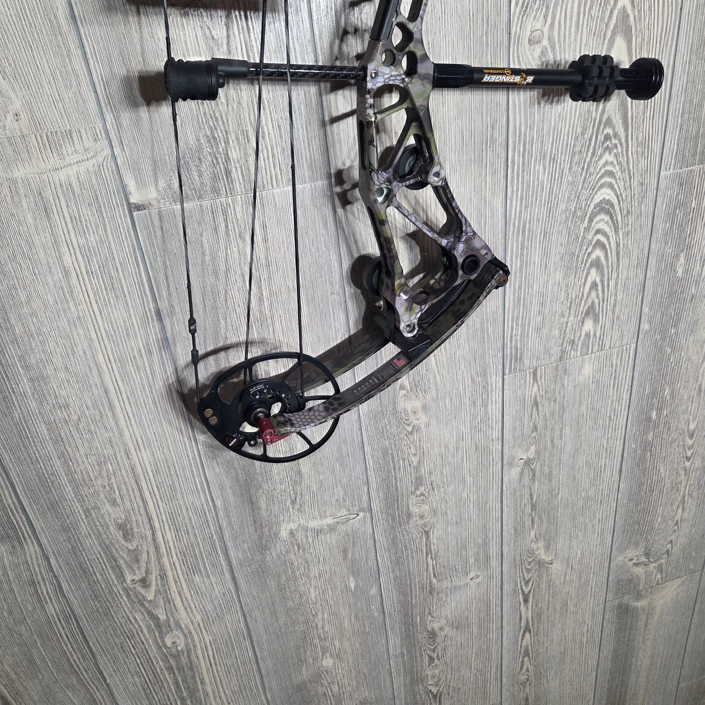 Used Bowtech Revolt X 28" 60lb RH Kryptek Camo Bow