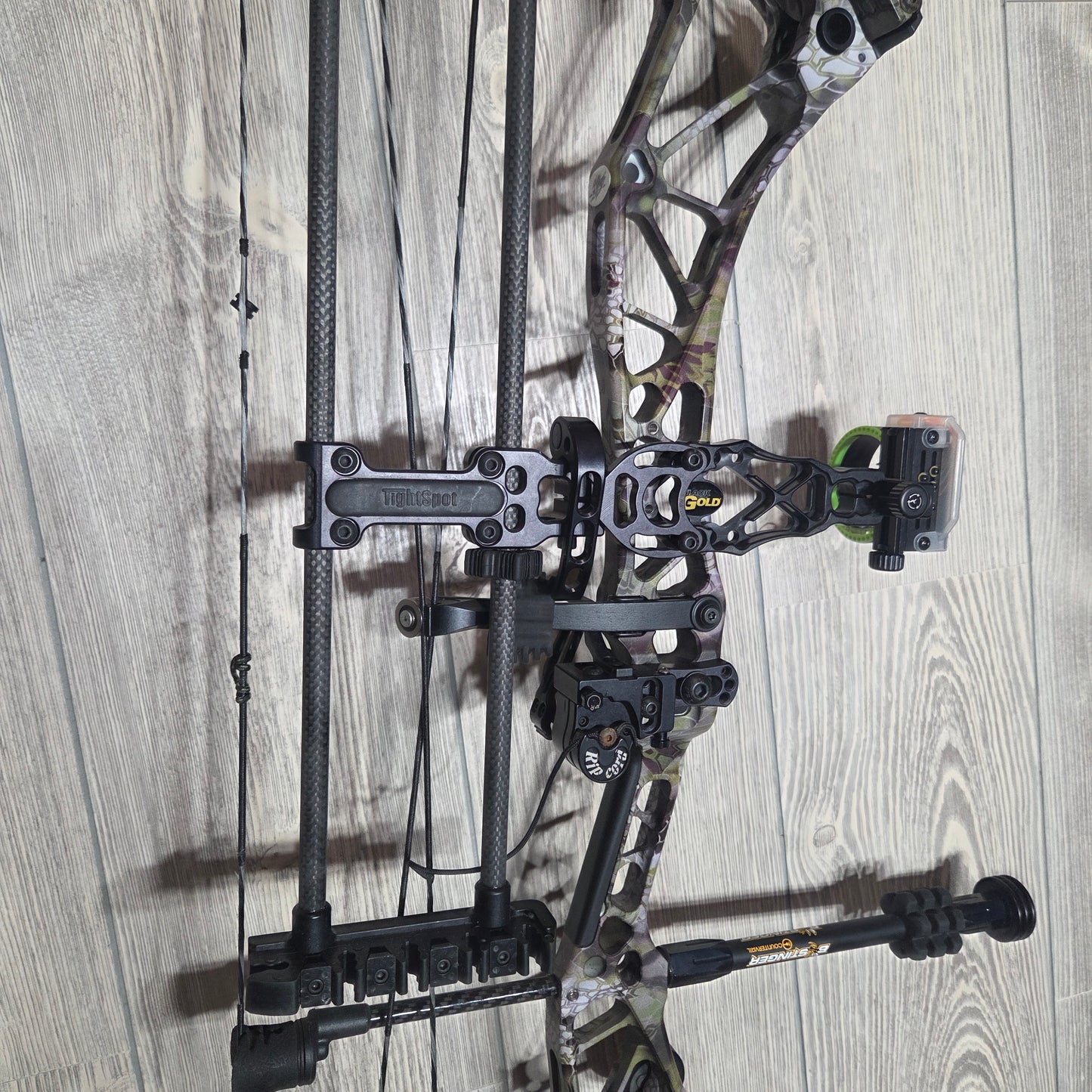 Used Bowtech Revolt X 28" 60lb RH Kryptek Camo Bow