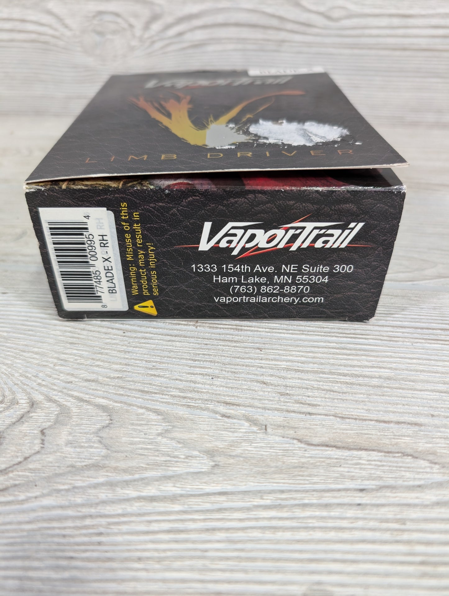 Vapor Trail Blade X Right Hand Black arrow rest