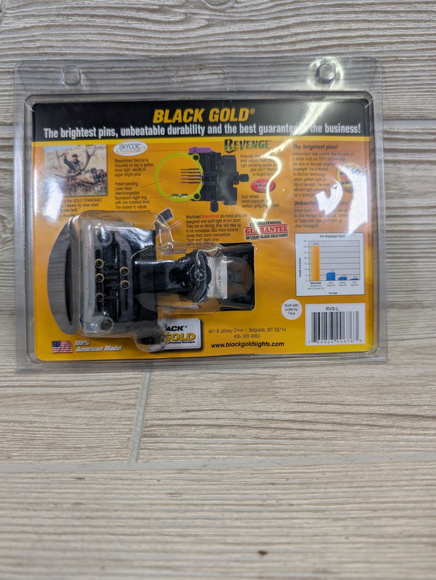 Black Gold Revenge 5 Pin Left Hand